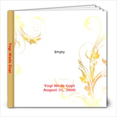 Wedding Album for India - 8x8 Photo Book (20 pages)