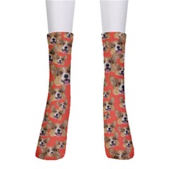 Personalized Many Repeat Head Photo Sock - Crew Socks Personalized Many Repeat Head Photo Sock - Crew Socks