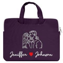 Personalized Couple Faces Laptop Bag