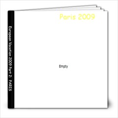 Paris Book - 8x8 Photo Book (20 pages)