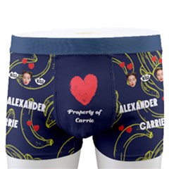 Personalized Photo Name Banana Denim Boxers