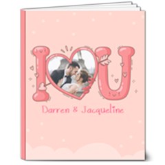 Personalized Photo Name I Love  You Hardcover Notebook