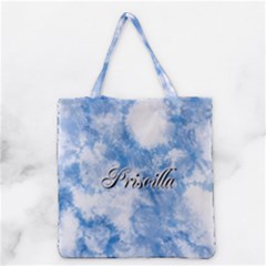 Personalized Tie Dyed Style Name Tote Bag