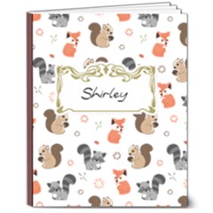 Personalized Name Fox Hardcover Notebook