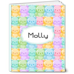 Personalized Name Jelly Bear Hardcover Notebook
