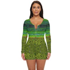 Long Sleeve Boyleg Swimsuit