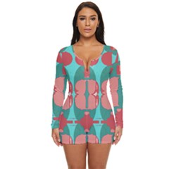 Long Sleeve Boyleg Swimsuit