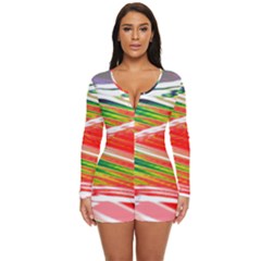 Long Sleeve Boyleg Swimsuit