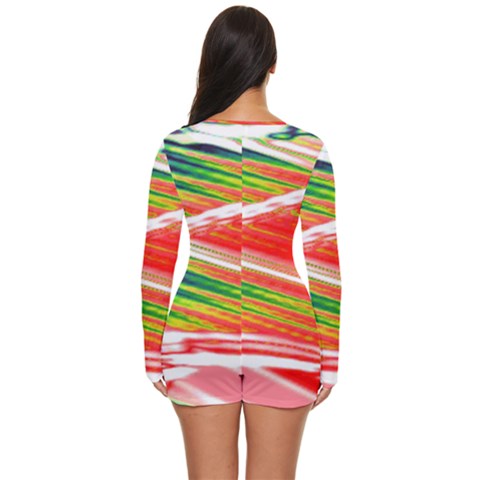 Long Sleeve Boyleg Swimsuit 