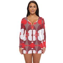Long Sleeve Boyleg Swimsuit