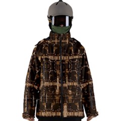 Men s Zip Ski and Snowboard Waterproof Breathable Jacket