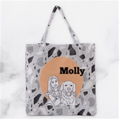 Personalized Stone Hand Draw Style Name Tote Bag