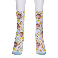 Personalized Fruit Photo Sock - Crew Socks Personalized Fruit Photo Sock - Crew Socks