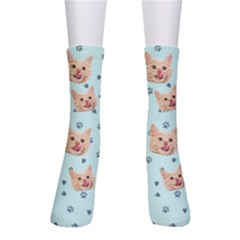 Personalized Pet Head Photo Sock - Crew Socks Personalized Pet Head Photo Sock - Crew Socks