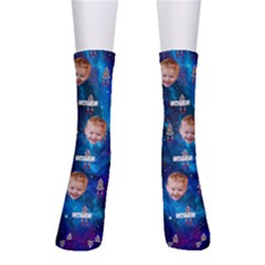 Personalized Rocket Photo Sock - Crew Socks Personalized Rocket Photo Sock - Crew Socks