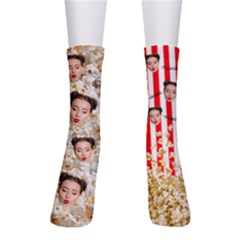 Personalized Pop Corn Photo Sock - Crew Socks Personalized Pop Corn Photo Sock - Crew Socks