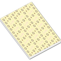 Personalized Rabbit Illustration Any Text Name Large Memo Pad