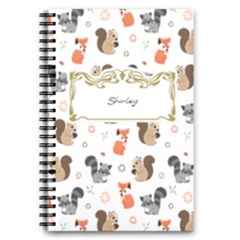 Personalized Name Fox Notebook