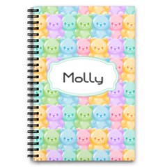 Personalized Name Jelly Bear Notebook