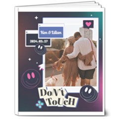 Personalized Name Photo Y2k Style Hardcover Notebook