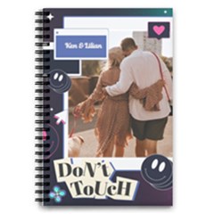 Personalized Name Photo Y2k Style Notebook