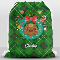 Personalized Any Text Xmas Drawstring Bag