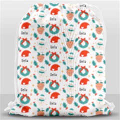 Personalized Any Text Xmas Drawstring Bag