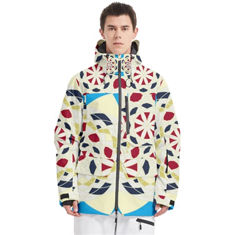 Men s Multi Pockets Zip Ski and Snowboard Waterproof Breathable Jacket 