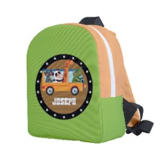 Personalized Animal Car Name Any Text Kids Age Lightweight Preschool Backpack