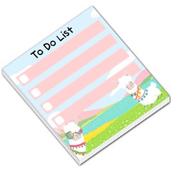 Personalized Name Any Text Alpaca To Do List Small Memo Pads