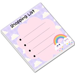 Personalized Name Any Text Rainbow Check List Small Memo Pads
