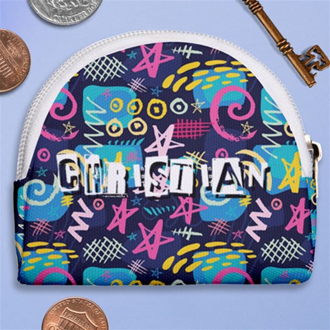 Horseshoe Style Canvas Pouch 
