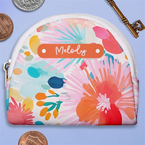 Horseshoe Style Canvas Pouch 