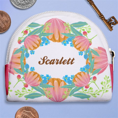 Horseshoe Style Canvas Pouch 