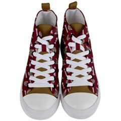 Personalized Photo Many Face Head Pet Name - Women s Mid-Top Canvas Sneakers Personalized Photo Many Face Head Pet Name - Women s Mid-Top Canvas Sneakers