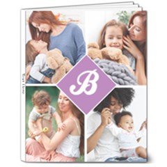 4 Photo Gallery Initial  - 8  x 10  Softcover Notebook