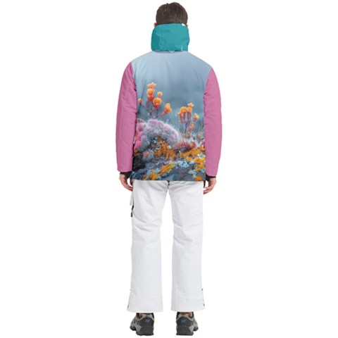 Men s Pullover Zip Ski and Snowboard Waterproof Breathable Jacket 