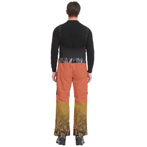 Men s Side Zip Front Pouch Ski And Snowboard Bib Pants	 