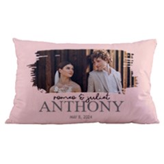 Custom Anniversary Couple Wedding Name - 24 x16 Lumbar Throw Cushion Case (Two Sides) Custom Anniversary Couple Wedding Name - 24 x16 Lumbar Throw Cushion Case (Two Sides)