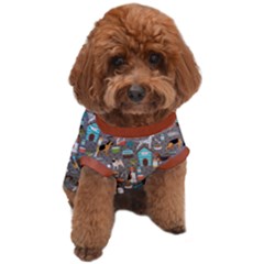 Custom Dog Illustration Pattern Name Any Text