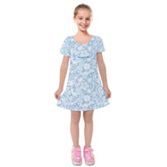 Personalized Any Text Mushroom Lace - Kids Short Sleeve Velvet Dress Personalized Any Text Mushroom Lace - Kids Short Sleeve Velvet Dress