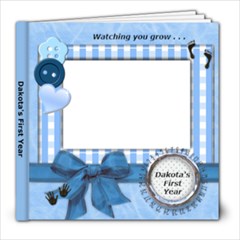 Dakota s First Year Book - 8x8 Photo Book (20 pages)
