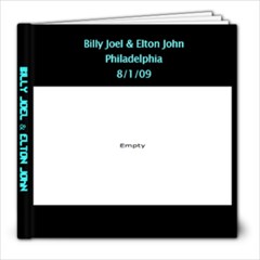 Billy Joel & Elton John - 8x8 Photo Book (20 pages)