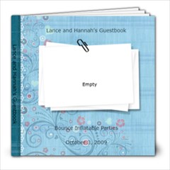 Lance and Hannah s Guest Book - 8x8 Photo Book (20 pages)