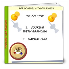 Cooking With Grandma - 8x8 Photo Book (20 pages)
