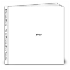 Patrick and Carol  Wedding - 8x8 Photo Book (20 pages)