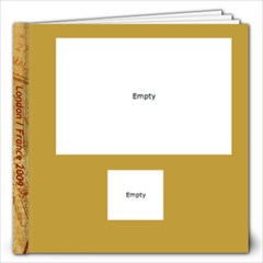 London / France 2009 - 12x12 Photo Book (100 pages)