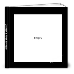 Jackson s first birthday - 8x8 Photo Book (39 pages)