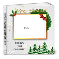 Rocky Gets Ready for his first Christmas - 8x8 Photo Book (20 pages)