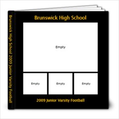 BHS Junior Varity Football - 8x8 Photo Book (39 pages)